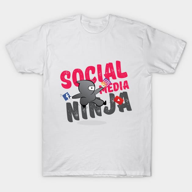 Social Media Ninja T-Shirt by Zias